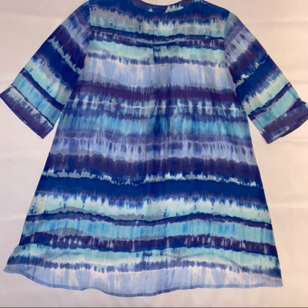 Chico’s Patterned See-Thru Blouse - image 7